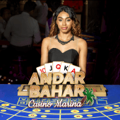 Throw pillow Casino Marina Andar Bahar live casino game icon